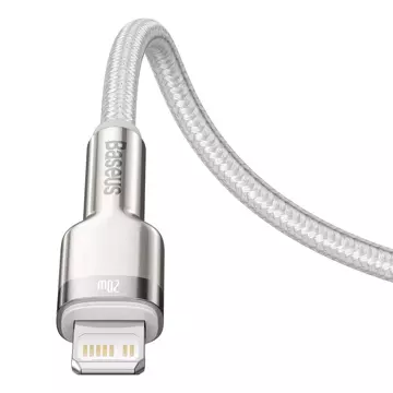 USB-C-zu-Lightning-Kabel Baseus Cafule, PD, 20 W, 2 m (weiß)