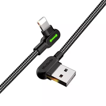 USB-auf-Lightning-Kabel, Mcdodo CA-4673, gewinkelt, 1,8 m (schwarz)