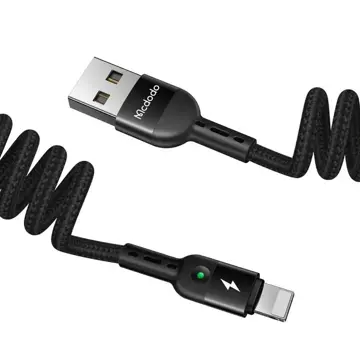 USB-zu-Lightning-Kabel, Mcdodo CA-6410, Feder, 1,8 m (Schwarz)