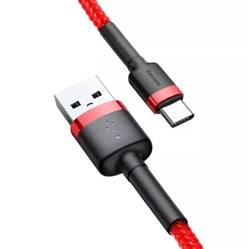 USB zu USB-C Kabel Baseus Cafule 3A 0,5m (rot)