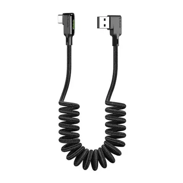 USB-zu-USB-C-Kabel, Mcdodo CA-7310, gewinkelt, 1,8 m (schwarz)