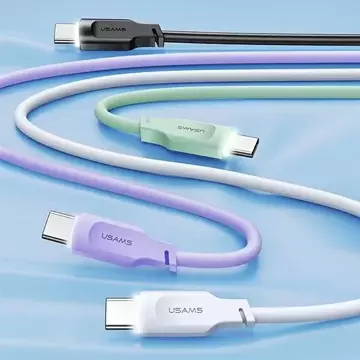 USMAS USB-C auf USB-C PD Schnellladekabel 1,2 m schwarz