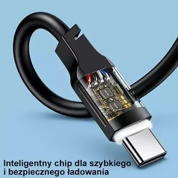 USMAS USB-C auf USB-C PD Schnellladekabel 1,2 m schwarz