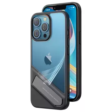 Ugreen Fusion Kickstand Case iPhone 13 Hardcover mit Gelrahmen und Ständer schwarz (90152)