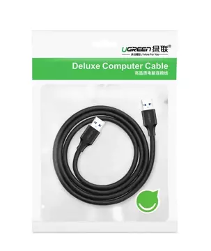 Ugreen Kabel USB 2.0 (männlich) - USB 2.0 (männlich) Kabel 0,5 m schwarz (US128 10308)