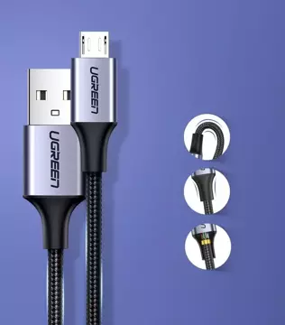 Ugreen Kabel USB - Micro USB 1m grau (60146)