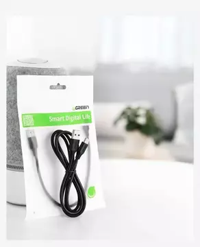 Ugreen Kabel USB - USB Type C 480 Mbps 3 A 1,5 m schwarz (US287 60117)