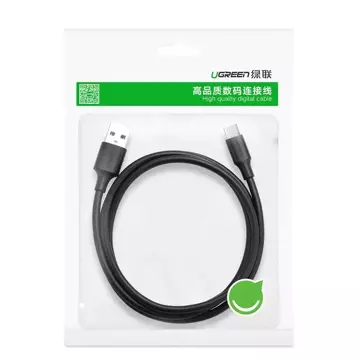 Ugreen Kabel USB - USB Type C 480 Mbps 3 A 1,5 m schwarz (US287 60117)