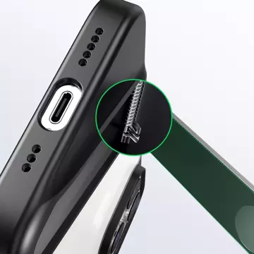 Ugreen LP635 Kickstand Schutzhülle Hardcover mit Gelrahmen und integriertem Ständer für iPhone 14 Pro Schwarz (90926)