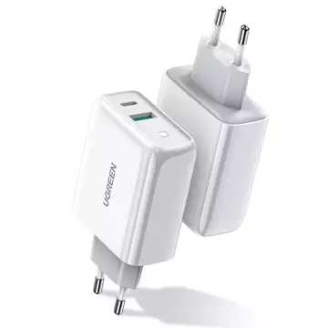 Ugreen Schnellladegerät USB Type C / USB 36 W Quick Charge 4.0 Power Delivery weiß (60468 CD170)