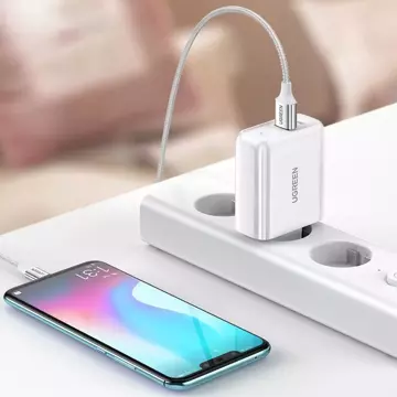 Ugreen Schnellladegerät USB Type C / USB 36 W Quick Charge 4.0 Power Delivery weiß (60468 CD170)