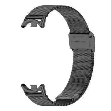 Uhrenarmband Smartwatch-Band 15 mm für Xiaomi Mi Band 8/8 NFC / 9/9 NFC Schwarz