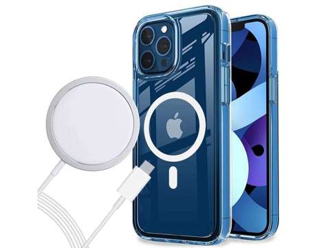 Ultra Slim Alogy Armored Case für Qi-Ladegeräte für iPhone 12 / Pro Transparentes Qi-Ladegerät