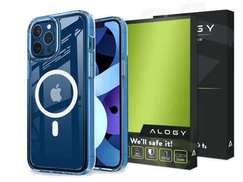 Ultra Slim Alogy Armored Case für Qi-Ladegeräte für iPhone 12 / Pro Transparentes Qi-Ladegerät