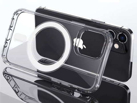 Ultra Slim Alogy Armored Case für Qi-Ladegeräte für iPhone 12 / Pro Transparentes Qi-Ladegerät