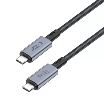 UltraBoost Max USB 4.0 8k 40 Gbit/s Typ-C-Kabel PD240W 100 cm Grau