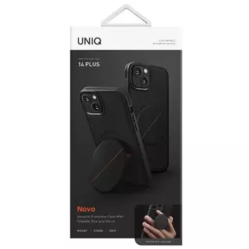 Uniq Novo iPhone Hülle für 14 Plus 6.7" Schwarz/Mitternachtsschwarz