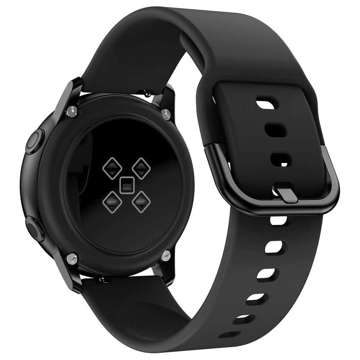 Universal Alogy Strap mit Schnalle für 20 mm schwarze Smartwatch