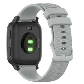 Universal Alogy Strap mit Schnalle für Smartwatch 18mm grau