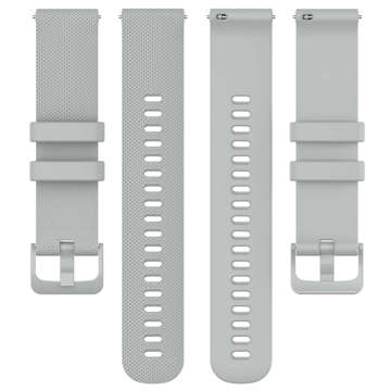 Universal Alogy Strap mit Schnalle für Smartwatch 18mm grau