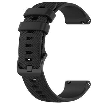 Universal Alogy Strap mit Schnalle für Smartwatch 18mm schwarz