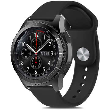 Universal Sport Alogy Strap für die 20 mm schwarze Smartwatch