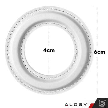 Universeller Magnetplatten-Ringhalter für MagSafe Magnetring Weiß