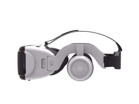 Virtuelle VR-Brille 3D-Brille mit Kopfhörern für Spiele/Filme Telefon Weiß Gamepad Generic