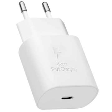 Wandladegerät 3,6 A, 25 W, schnelle Stromversorgung, PD, USB-C, Typ C, einzelnes weißes USB-C-Kabel