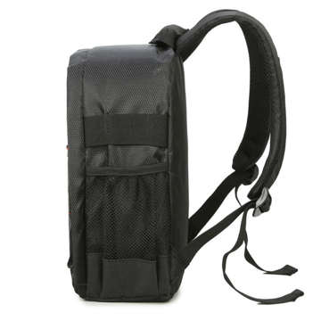 Wasserdichter Rucksack Alogy Tasche für Kamera Fotoausrüstung und Zubehör geräumig Schwarz und Rot