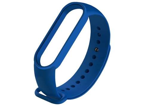 Weiches Alogy-Gummiband für Xiaomi Mi Band 5/6 Marineblau