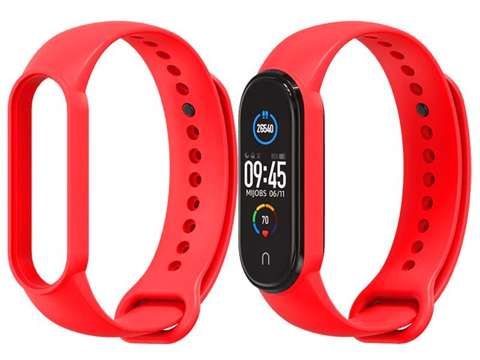 Weiches Alogy-Gummiband für Xiaomi Mi Band 5 Red 5x Alogy-Folie