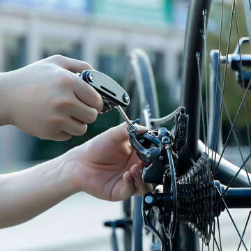 Werkzeuge Multitool-Schlüssel zum Wechseln von Alogy-Reifen an einem Roller / Fahrrad