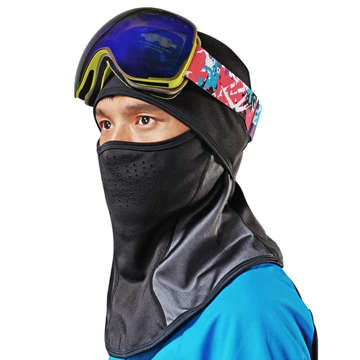 Winddichte Sturmhaube S-Maske aus Fleece mit Anti-Smog-Filter KN95 RockBros LF7122 Grau