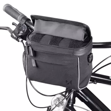 Wozinsky Fahrradlenkertasche Fahrrad-Umhängetasche Schwarz (WBHBB-01)