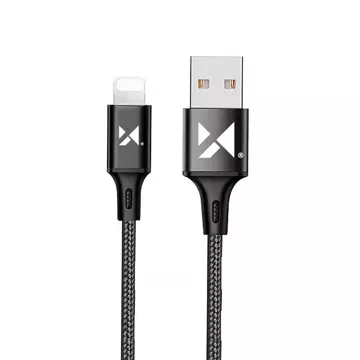 Wozinsky Kabel USB-Kabel - Lightning 2.4A 1m schwarz (WUC-L1B)