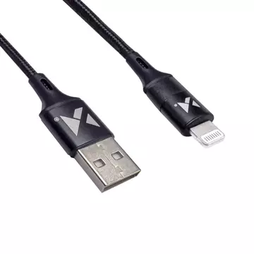 Wozinsky Kabel USB-Kabel - Lightning 2.4A 1m schwarz (WUC-L1B)