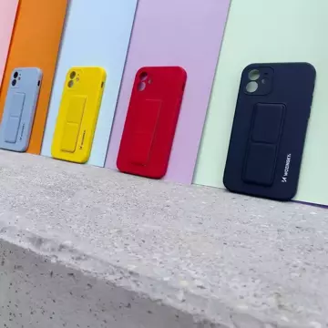 Wozinsky Kickstand Case Silikonhülle mit Ständer für iPhone 13 Pro rot