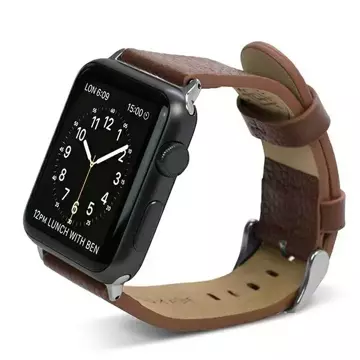 X-Doria Lux Smartwatch Armband für Apple Watch 42/44/45mm braun/braun