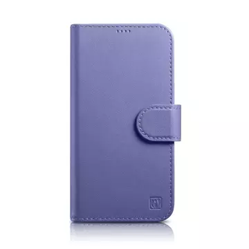 iCarer Wallet Case 2in1 Cover iPhone 14 Plus Anti-RFID Leder Flip Case Hellviolett (WMI14220727-LP)