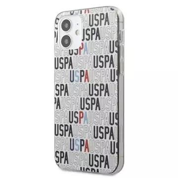 iPhone 12 mini 5,4"-Handyhülle aus der US Polo Logo Mania Collection Weiss weiss