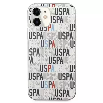 iPhone 12 mini 5,4"-Handyhülle aus der US Polo Logo Mania Collection Weiss weiss