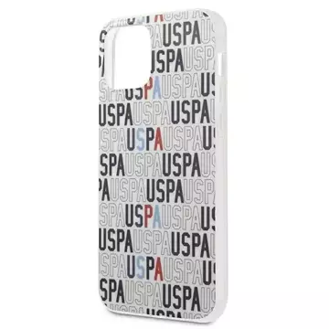 iPhone 12 mini 5,4"-Handyhülle aus der US Polo Logo Mania Collection Weiss weiss