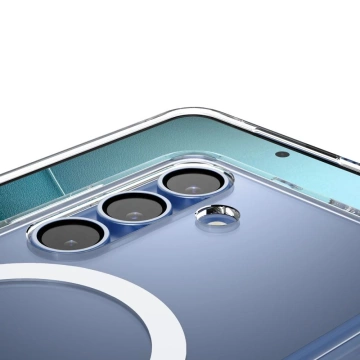 Etui für Samsung Galaxy S25 Plus Klar/Weiß Spigen Ultra Hybrid Mag MagSafe