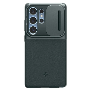 Etui für Samsung Galaxy S25 Ultra Abyss Green Spigen Optik Armor