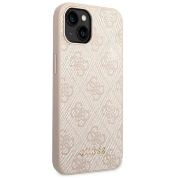 Etui Guess GUHCP14MG4GFPI für Apple iPhone 14 Plus 6,7" różowy/pink Hard Case 4G Metal Gold Logo