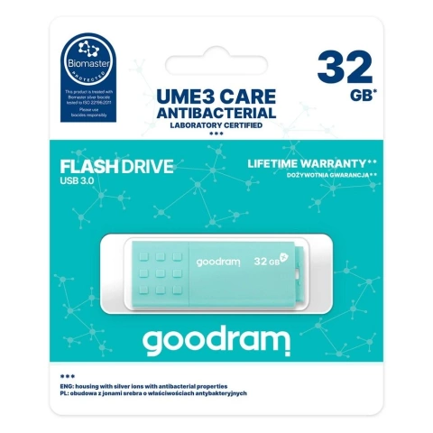GOODRAM Pendrive UME3 32GB USB 3.2 Antibakterieller Biomaster