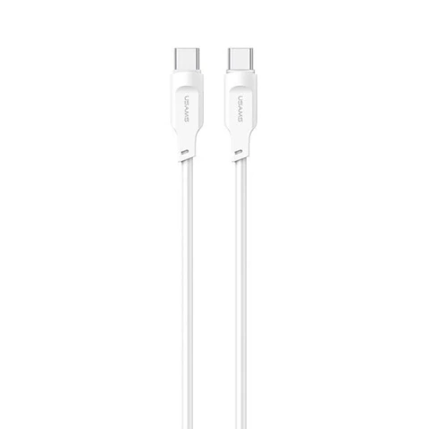 USMAS USB-C auf USB-C PD Schnellladekabel 1,2 m weiß
