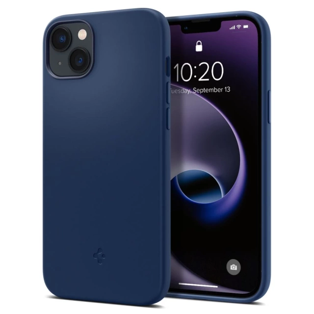 Etui Spigen Silicone Fit Mag MagSafe do Apple iPhone 14 Plus Navy Blue