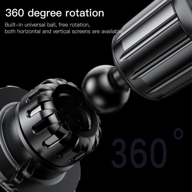 Uchwyt Samochodowy FORCELL F-GRIP MagElite magnetyczny do kratki czarny